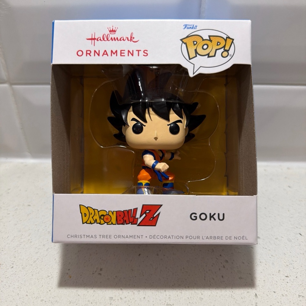 Box Funko POP! Hallmark Christmas Tree Ornament Dragonball Z Goku New With Tag